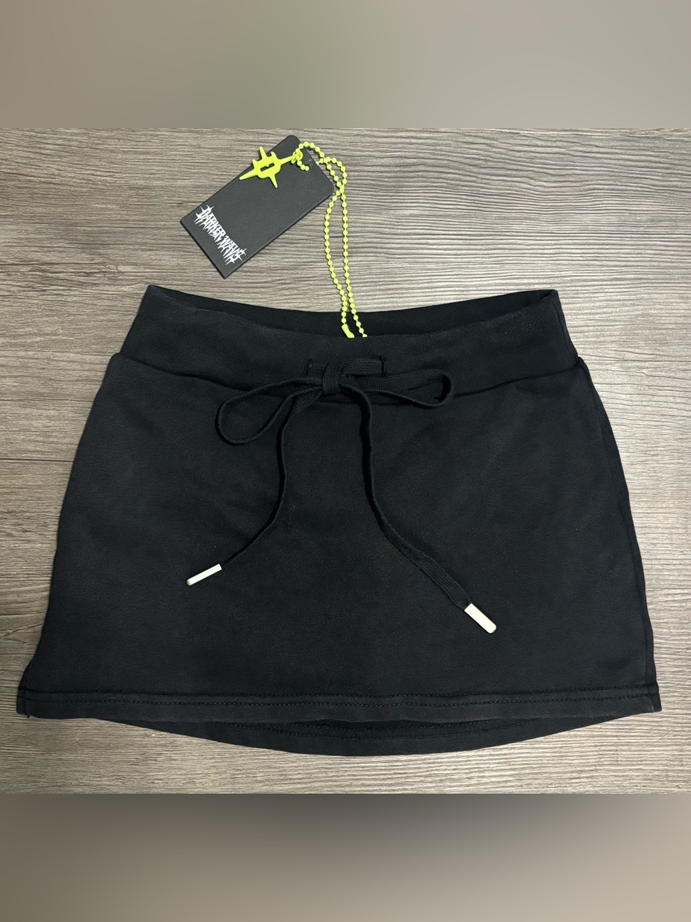NWT Dolls Kill / Darker Wavs French Terry Mini Skirt